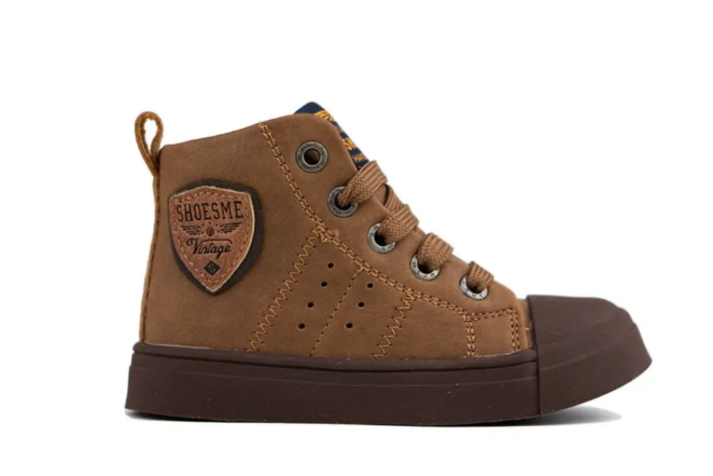 Sneakers^Shoesme Hoge Sneaker Brown