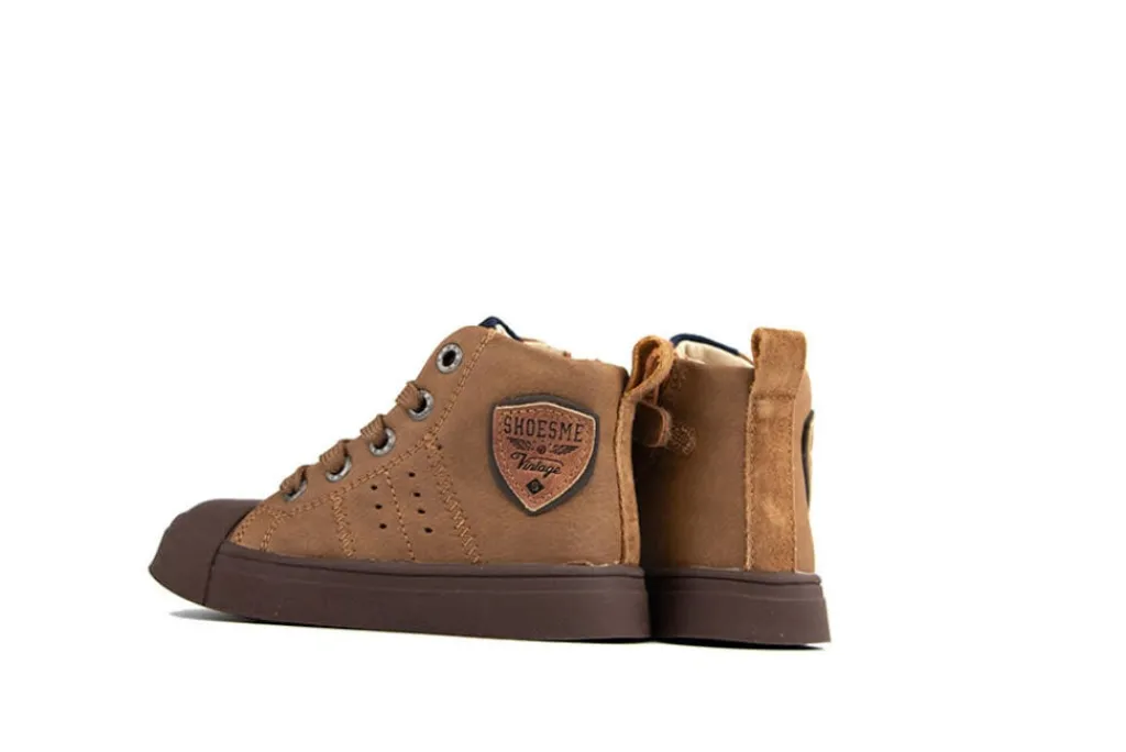 Sneakers^Shoesme Hoge Sneaker Brown