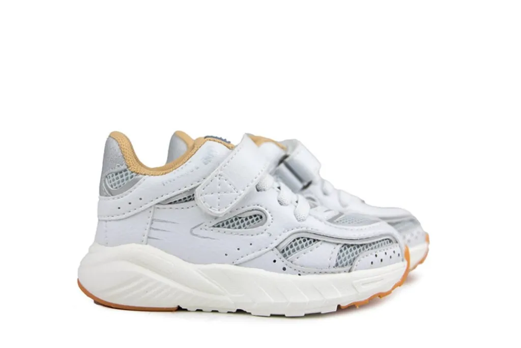 Sneakers^Shoesme Light Weight Sneaker White Silver