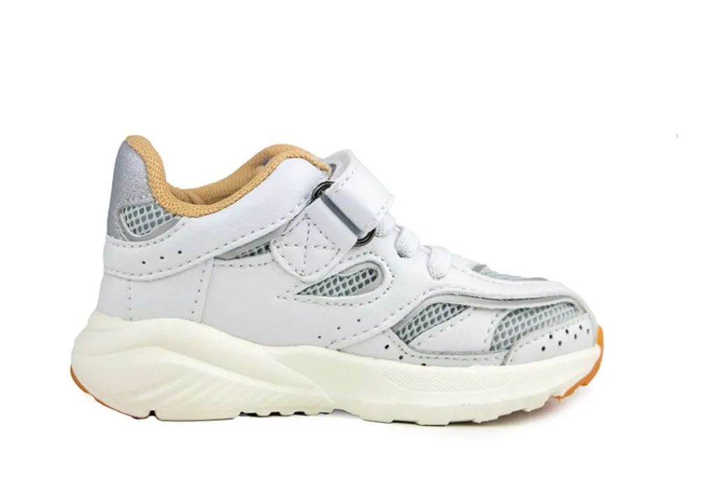 Sneakers^Shoesme Light Weight Sneaker White Silver