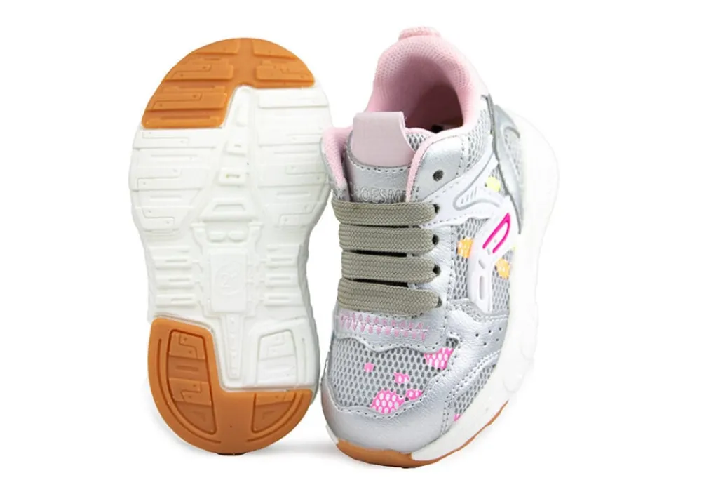 Sneakers^Shoesme Light Weight Sneaker Silver Metallic