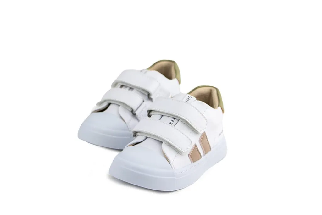 Klittenbandschoenen | Sneakers^Shoesme Sneaker Klittenband White Taupe