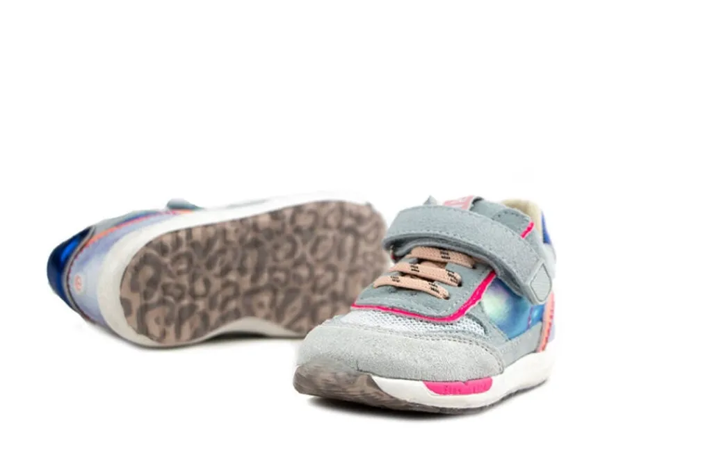 Sneakers^Shoesme Sneaker Runflex Grey Pink