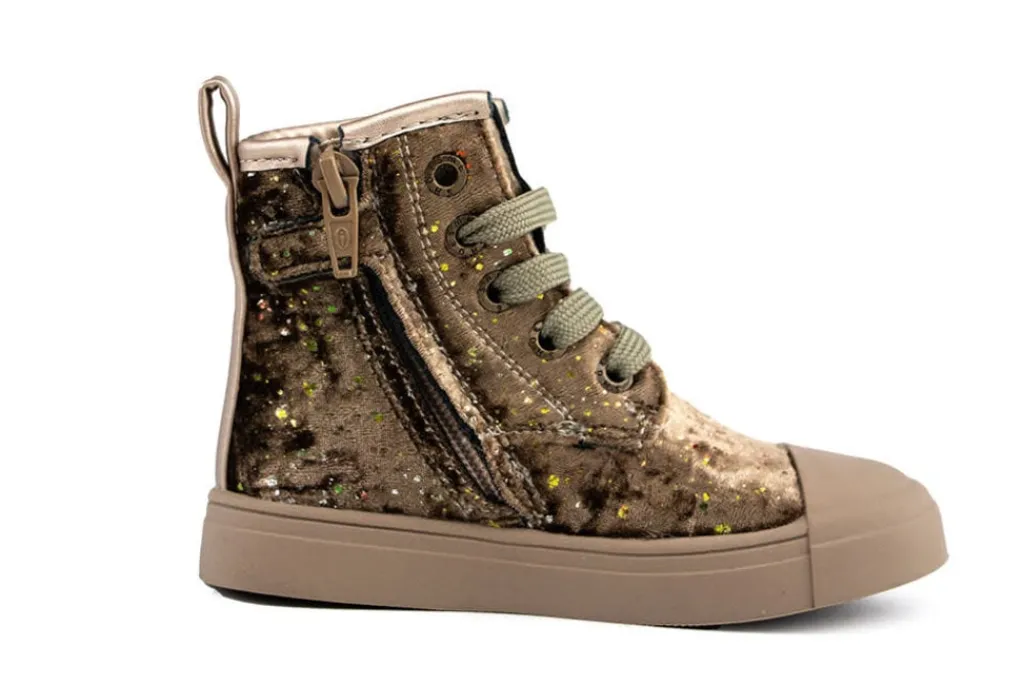 Veterboots En Bikerboots^Shoesme Veterboot Gold
