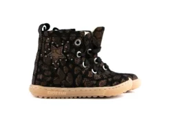 Veterboots En Bikerboots^Shoesme Veterboots Zwart Extreme Flex Bronze