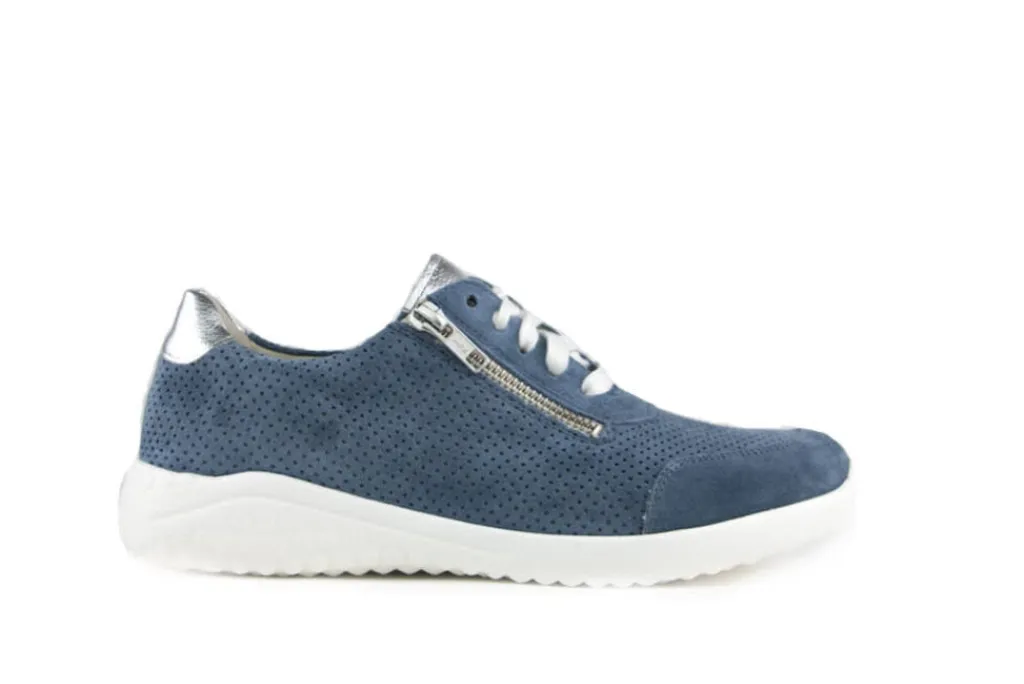 Sneakers | Wijdte H^Solidus Sneaker Hyle Jeans Silver