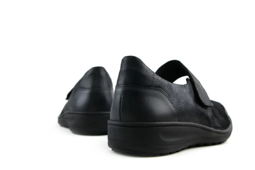 (klitten)bandschoenen | Wijdte K^Solidus Bandschoen Kate Schwarz