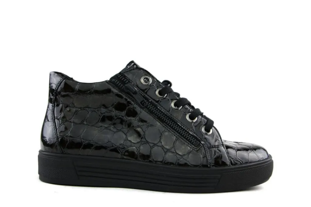 Veterschoenen | Wijdte K^Solidus Hoge Veterschoen Kaja Fianco Space Ardesia