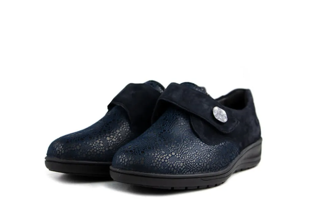 (klitten)bandschoenen | Wijdte K^Solidus Klittenband Blauw Kate Night Bubble