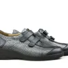 (klitten)bandschoenen | Wijdte J^Solidus Klittenband Hedda Perlato Python Antraciet J