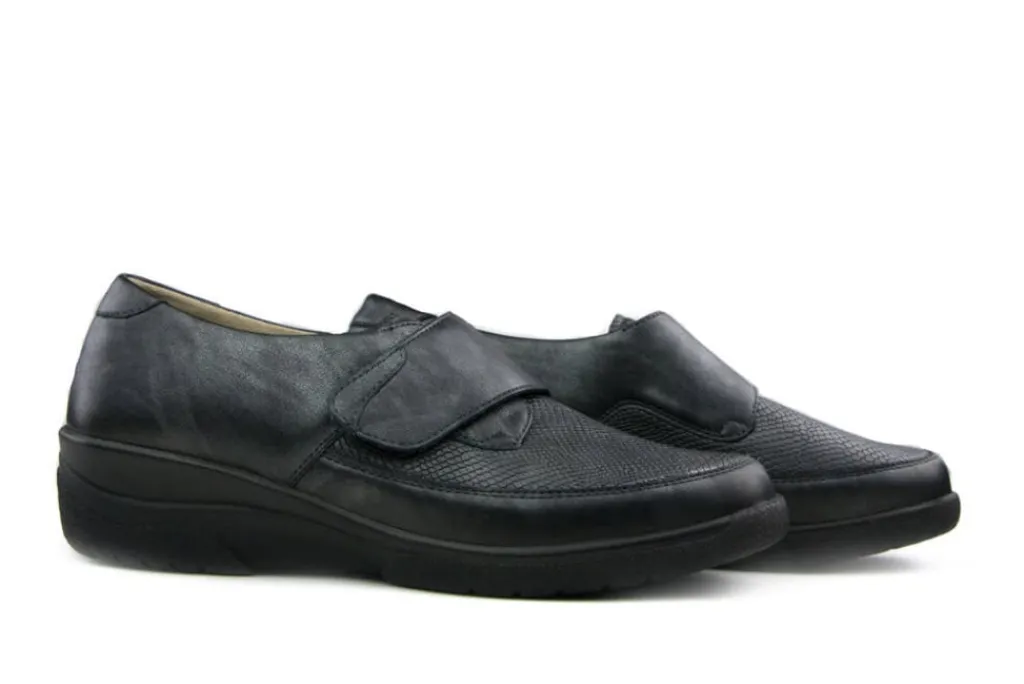 (klitten)bandschoenen | Wijdte K^Solidus Klittenband Hedda Perlato Antraciet