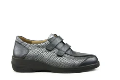 (klitten)bandschoenen | Wijdte J^Solidus Klittenband Hedda Perlato Python Antraciet J