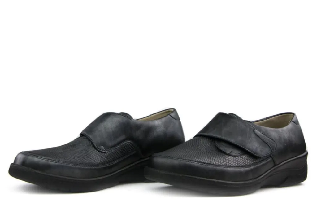 (klitten)bandschoenen | Wijdte K^Solidus Klittenband Hedda Perlato Antraciet