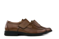 Klittenbandschoenen^Solidus Klittenband Henk Cognac