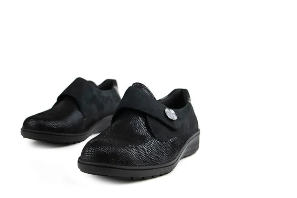 (klitten)bandschoenen | Wijdte K^Solidus Klittenband Kate Schwarz Perl