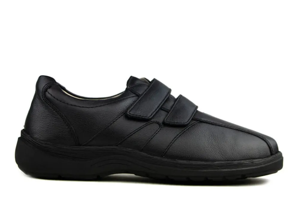 Klittenbandschoenen^Solidus Klittenband Natura Man Schwarz