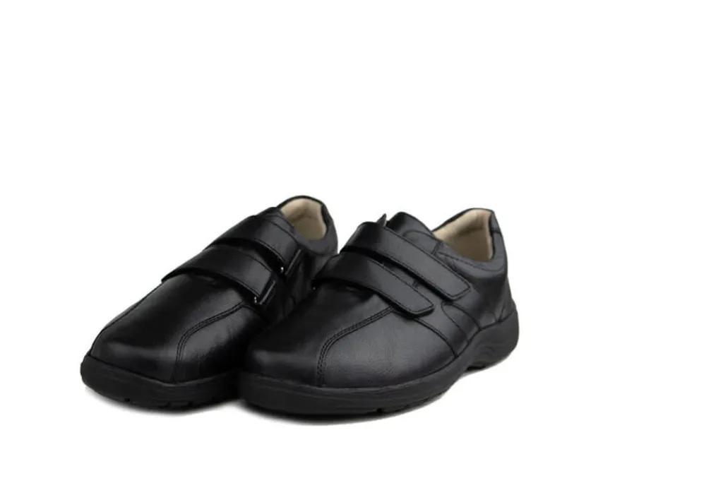 Klittenbandschoenen^Solidus Klittenband Natura Man Schwarz