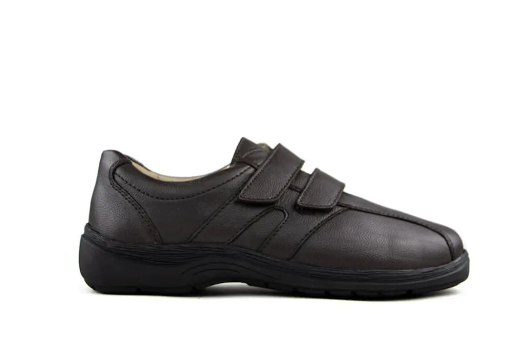 Klittenbandschoenen^Solidus Klittenband Schoen Natura Donkerbruin