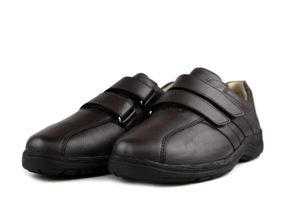 Klittenbandschoenen^Solidus Klittenband Schoen Natura Donkerbruin