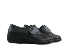 (klitten)bandschoenen | Wijdte K^Solidus Klittenbandschoenen Zwart Hedda Terra