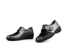 (klitten)bandschoenen | Wijdte J^Solidus Klittenbandschoenen Grijs Hedda Smog Mini Skate