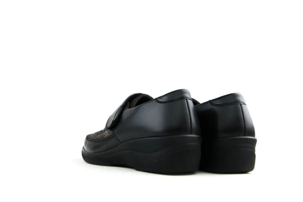 (klitten)bandschoenen | Wijdte K^Solidus Klittenbandschoenen Zwart Hedda Terra