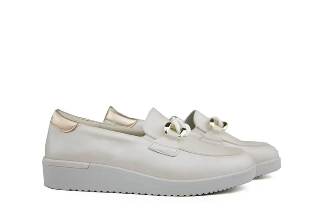 Wijdte K | Loafers^Solidus Loafer Kathy Hielo Platino K