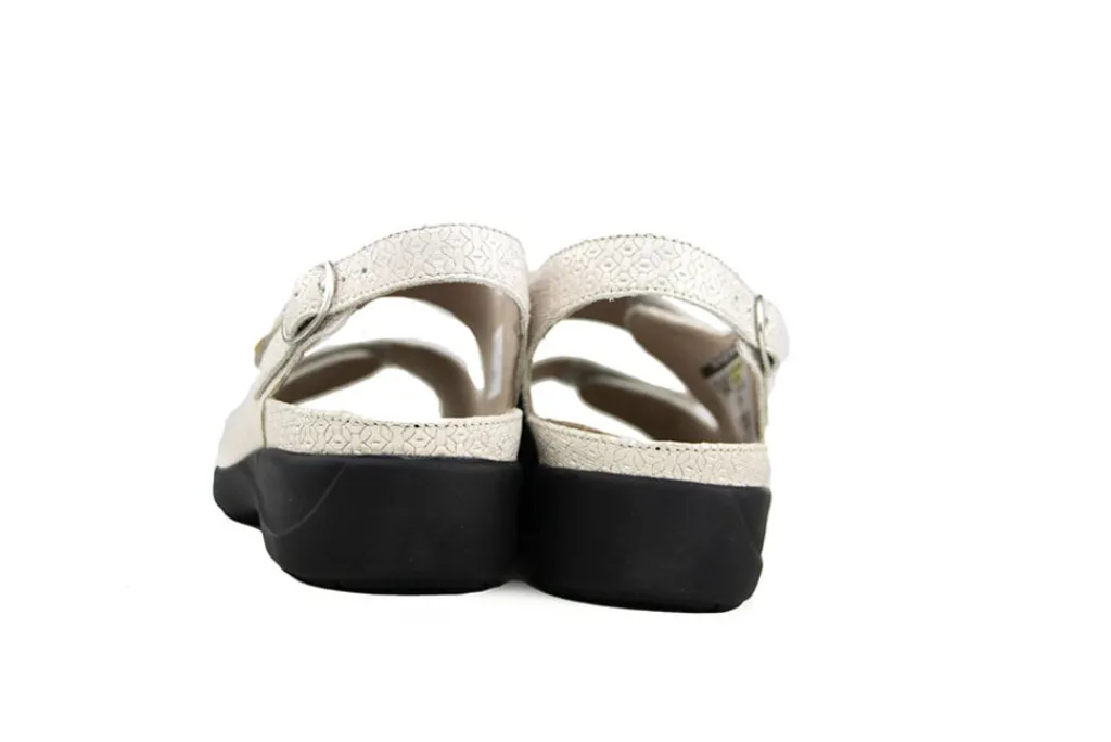 Sandalen En Slippers | Wijdte H^Solidus Sandaal Lia Cross Platino