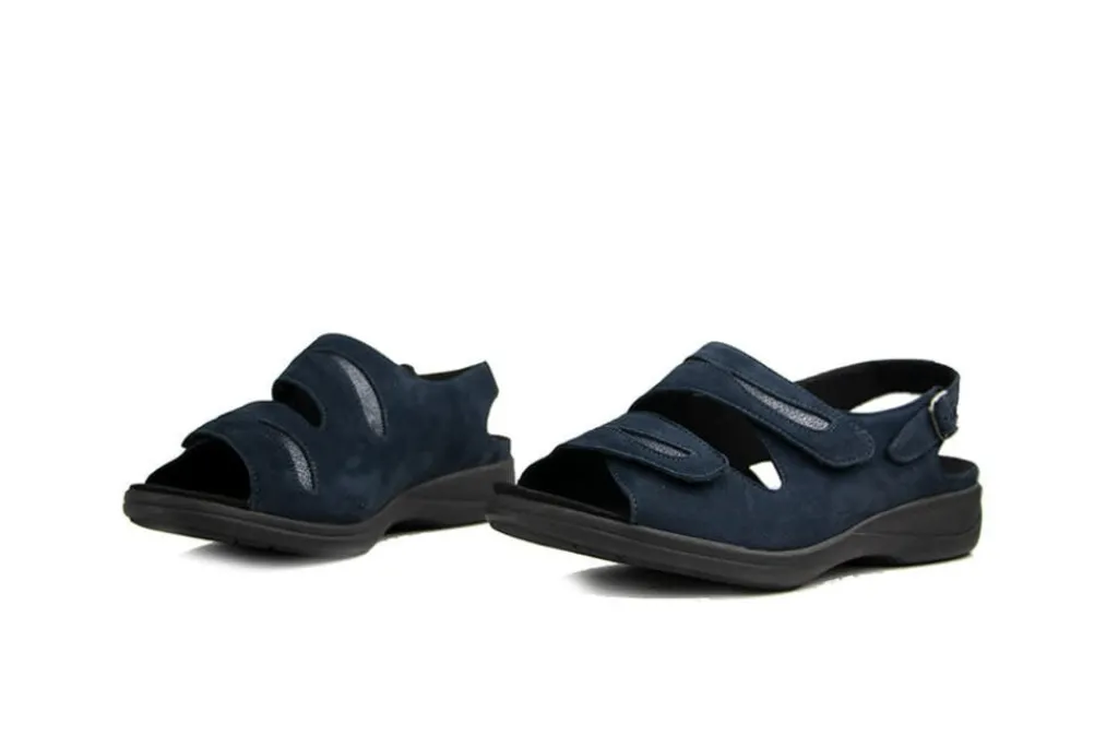 Sandalen En Slippers | Wijdte K^Solidus Sandaal Lia Ocean Serenty Nubuck