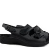 Wijdte M | Sandalen^Solidus Sandaal Moni Paris Schwarz