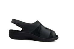 Wijdte M | Sandalen^Solidus Sandaal Moni Paris Schwarz