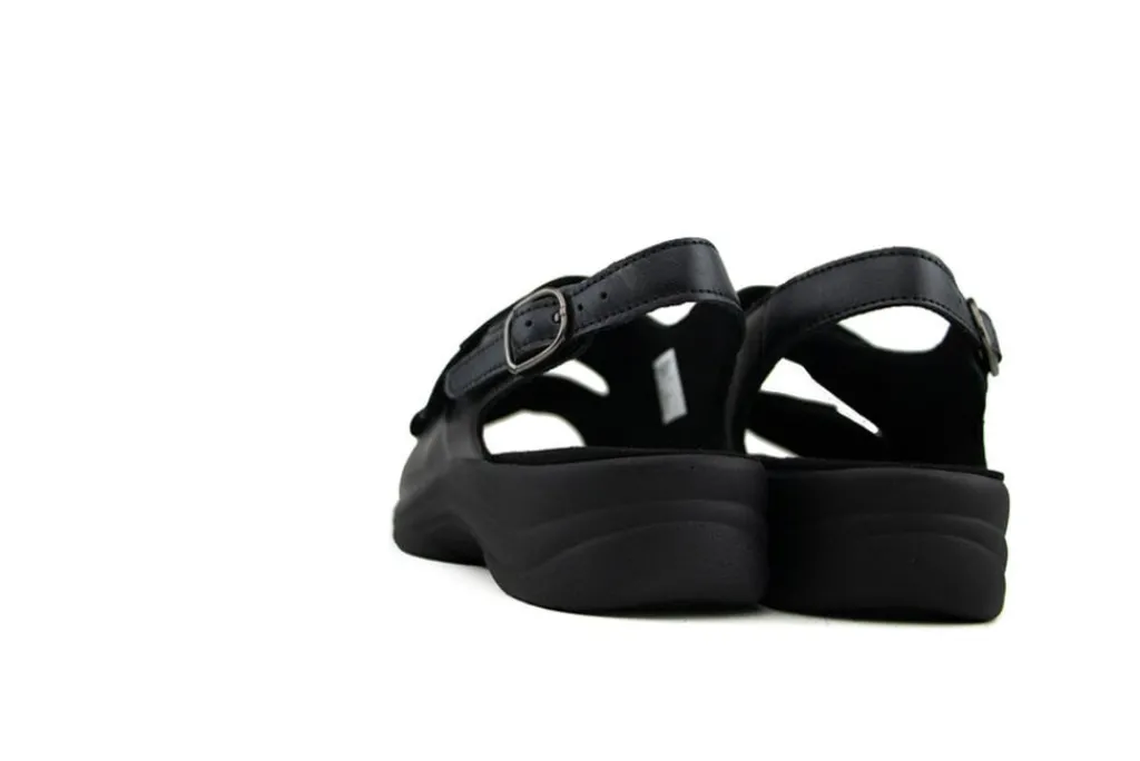 Wijdte M | Sandalen^Solidus Sandaal Moni Paris Schwarz