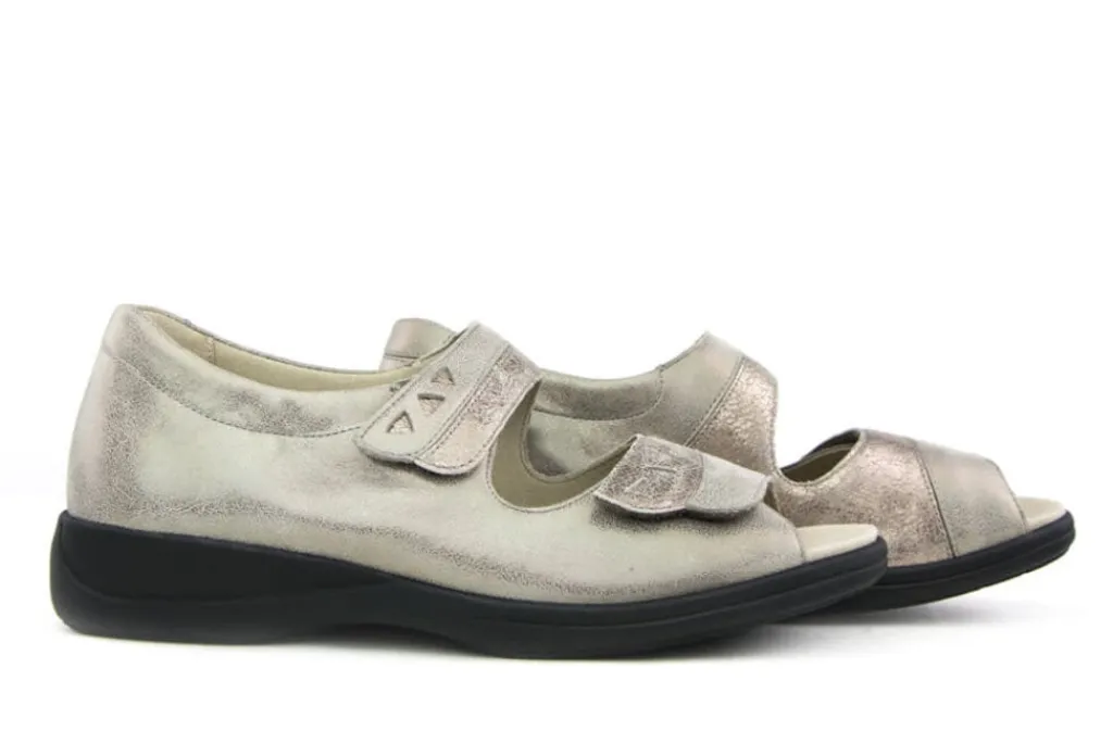 Sandalen En Slippers | Wijdte H^Solidus Sandalen Lia Fango Dorade