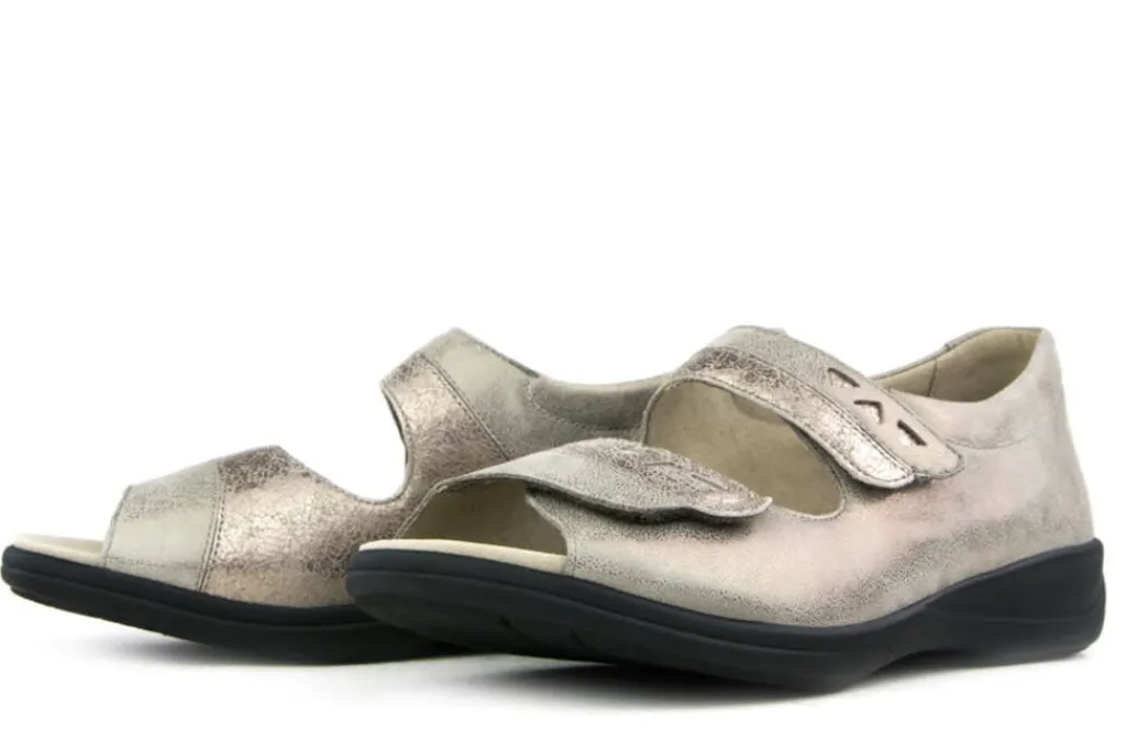 Sandalen En Slippers | Wijdte H^Solidus Sandalen Lia Fango Dorade