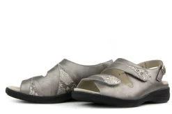 Sandalen En Slippers | Wijdte H^Solidus Sandalen Lia Marmo Fango Queen