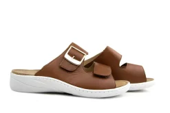 Sandalen En Slippers | Wijdte G^Solidus Slipper Spezial Cristallino Cognac