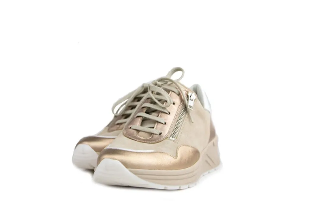 Sneakers | Wijdte K^Solidus Sneaker Karma Champagne Multi