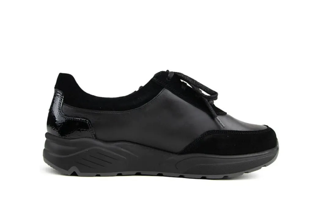 Sneakers | Wijdte M^Solidus Sneaker Mia Schwarz Multi