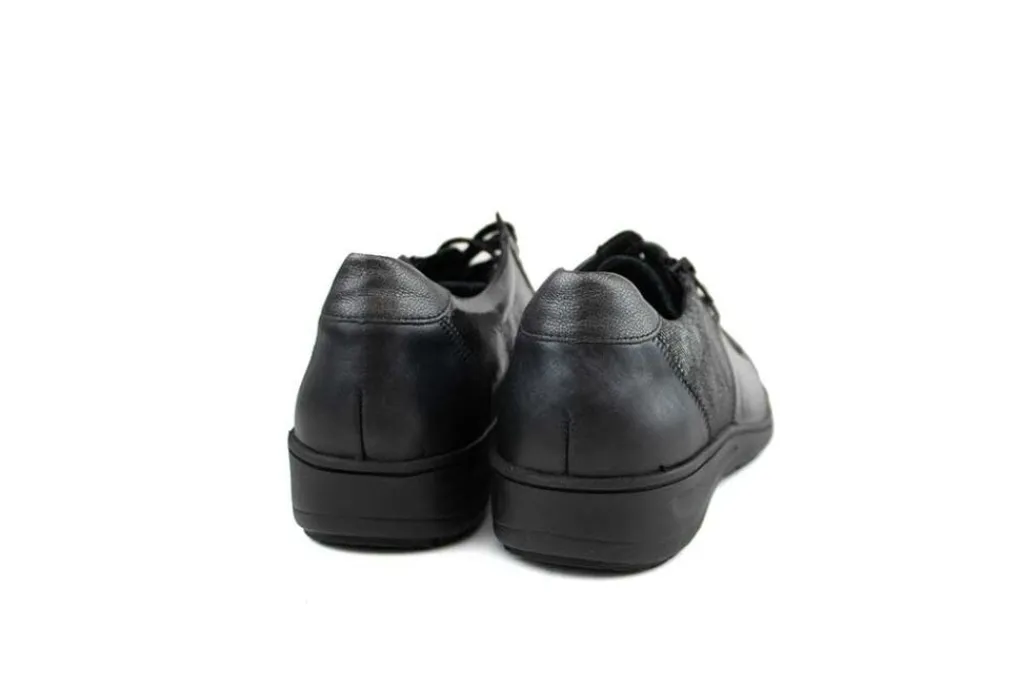 Veterschoenen | Wijdte H^Solidus Veter Heaven Anthrazit Smoky