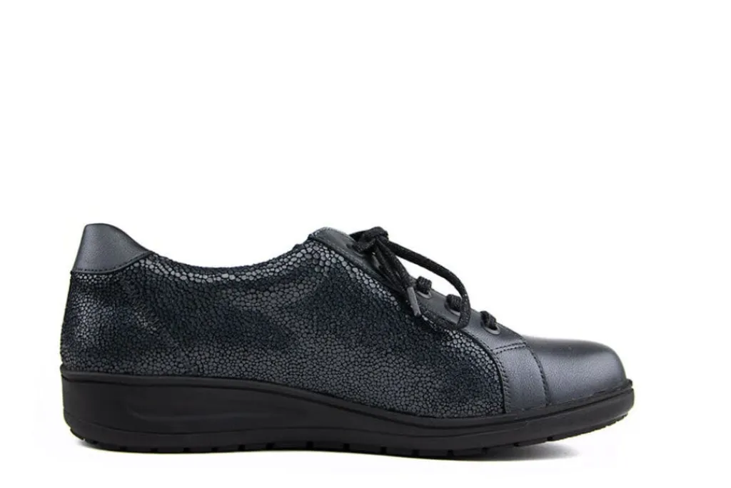 Veterschoenen | Wijdte H^Solidus Veter Heaven Pandora Anthracite Multi H