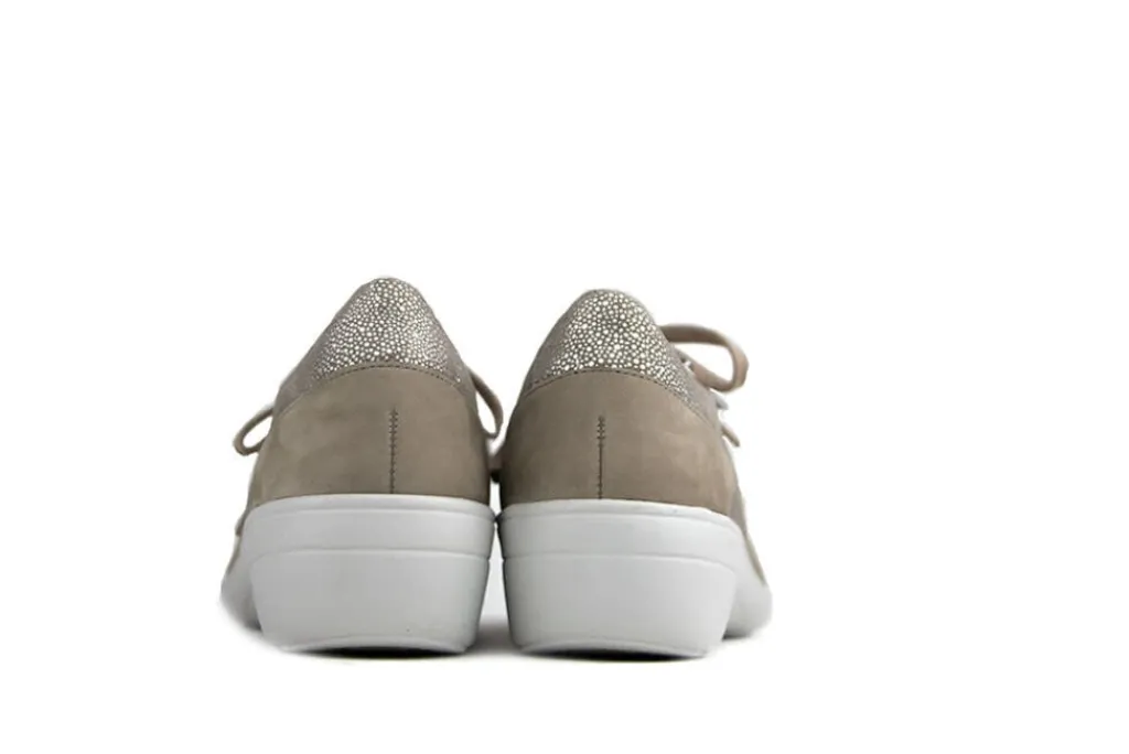 Wijdte J | Veterschoenen^Solidus Veter Hedda Fango Taupe Mini