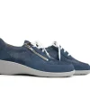 Veterschoenen | Wijdte J^Solidus Veter Hedda Jeans Navy Nubuck