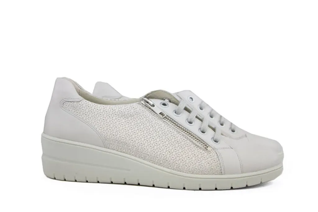 Veterschoenen | Wijdte H^Solidus Veter Helia Cross Lino Platino