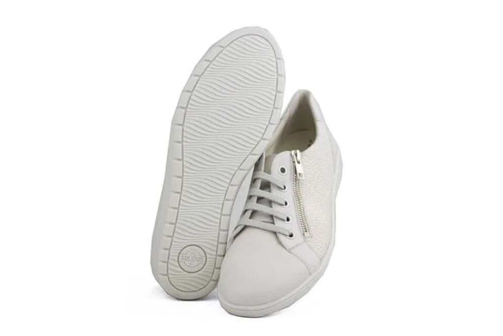 Veterschoenen | Wijdte H^Solidus Veter Helia Cross Lino Platino