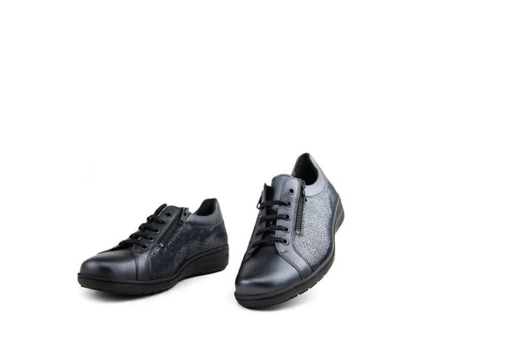 Veterschoenen | Wijdte K^Solidus Veter Kate Anthrazit Grey Almus