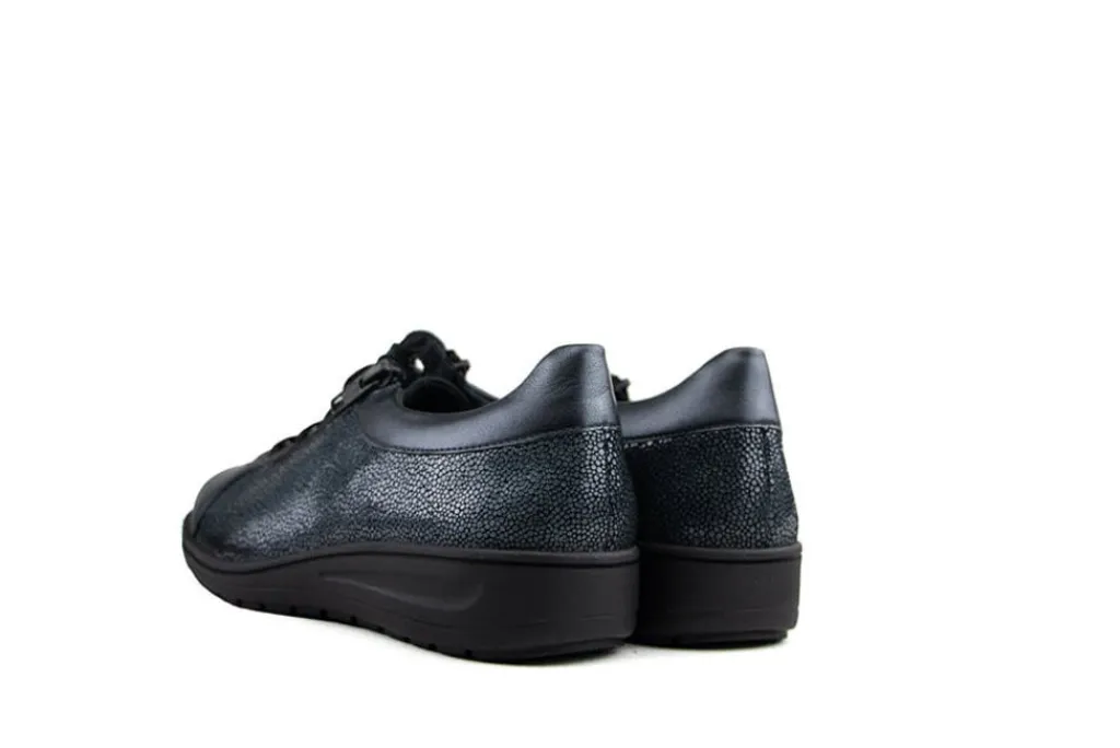 Veterschoenen | Wijdte K^Solidus Veter Kate Anthrazit Grey Almus