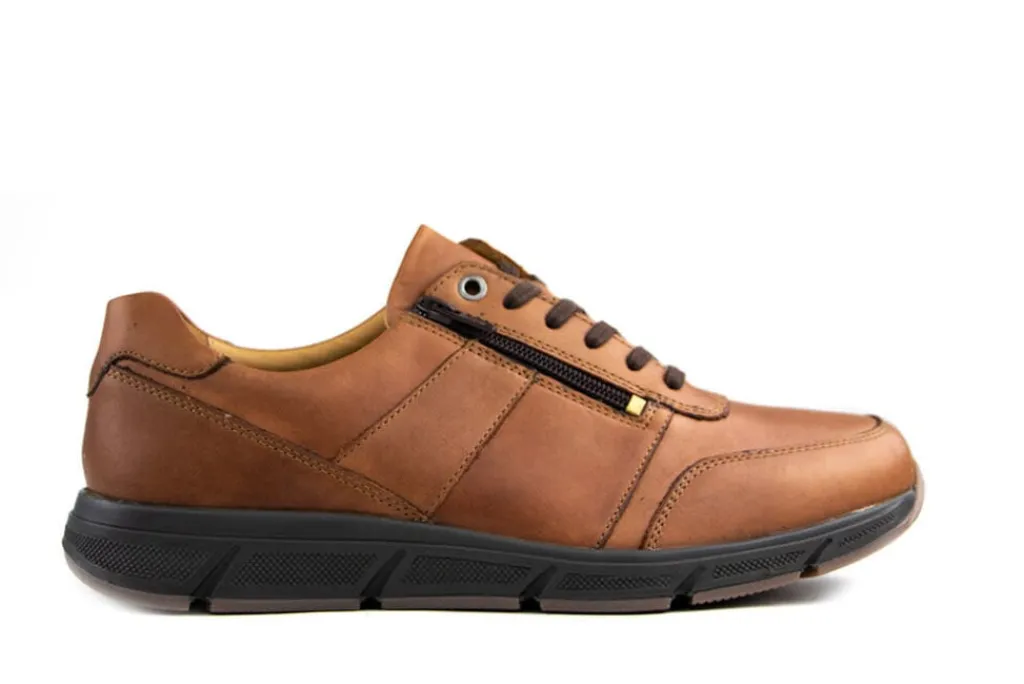 Veterschoenen^Solidus Veterschoen Kai Tartu Bruin K-leest