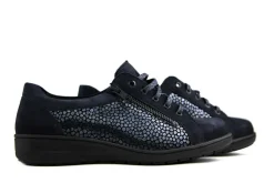 Veterschoenen | Wijdte K^Solidus Veterschoen Kate Meteora Blauw K-leest