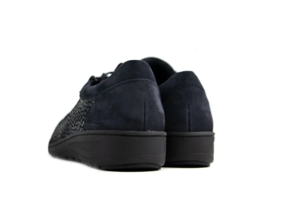 Veterschoenen | Wijdte K^Solidus Veterschoen Kate Meteora Blauw K-leest