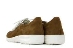 Veterschoenen | Wijdte K^Solidus Veterschoen Kate Bruin Nubuck